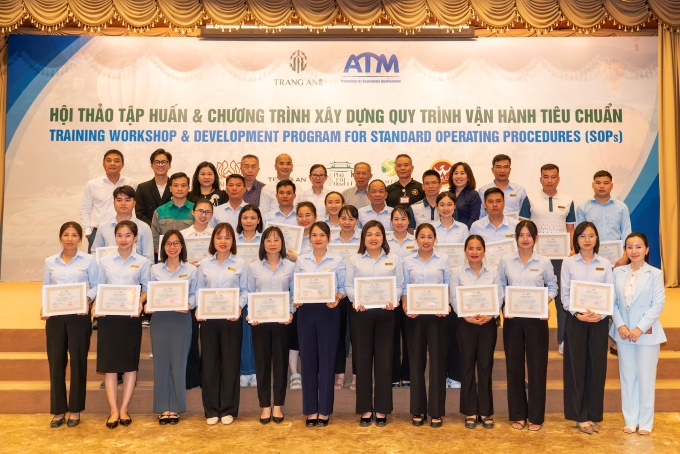 Bế giảng và trao chứng nhận cho 29 Cán bộ Cty Tràng An xây dựng SOP